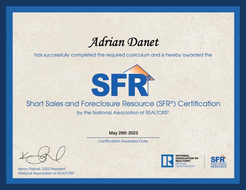 Short Sales And Foreclosure Resource Certification