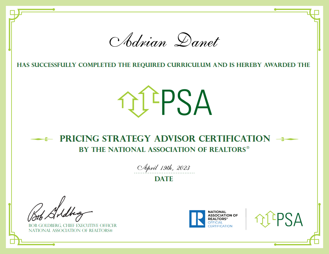 Pricing Strategy Advisor Certification
